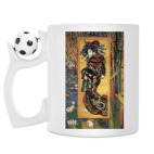 Кружка с футбольным мячиком