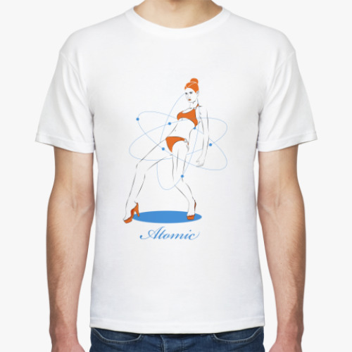 Футболка с принтом Girl atomic