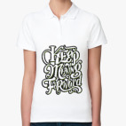 Женская рубашка поло