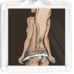 Девушка с тату.