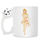 Кружка с футбольным мячиком