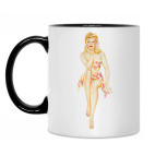 Кружка двухцветная