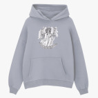 Толстовка худи оверсайз