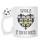 Кружка с футбольным мячиком