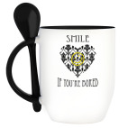 Кружка с ложкой