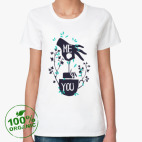 Женская футболка органик