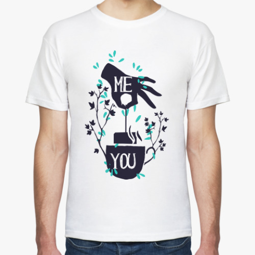 Футболка с принтом Я и ты
