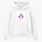 Толстовка худи оверсайз