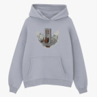 Толстовка худи оверсайз