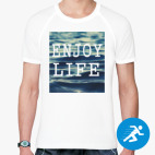 Мужская спортивная футболка