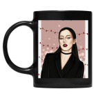 Кружка цветная UV-DTF