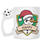 Кружка с футбольным мячиком