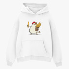 Толстовка худи оверсайз