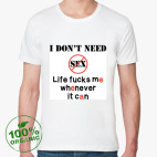 Мужская футболка органик