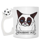 Кружка с футбольным мячиком