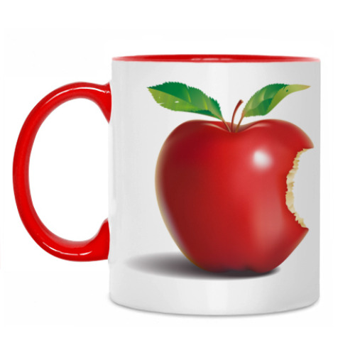 Кружка с принтом Apple