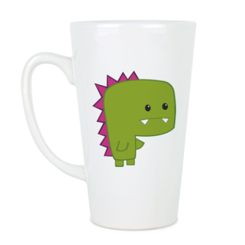 Чашка Латте с принтом Дракошка