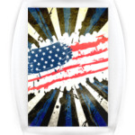 Американский флаг. Гранж.