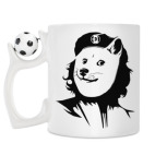 Кружка с футбольным мячиком