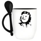 Кружка с ложкой