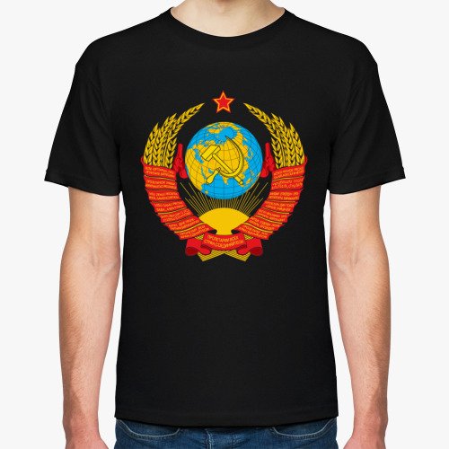 Футболка с принтом Герб СССР