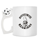 Кружка с футбольным мячиком