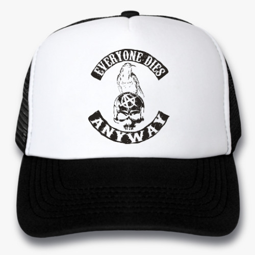 Кепка-тракер с принтом Everyone dies