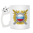 Кружка с футбольным мячиком