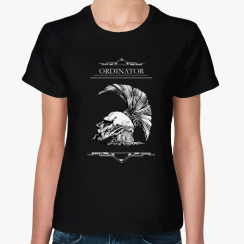 Женская футболка с принтом Шлем Ординатора