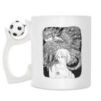Кружка с футбольным мячиком