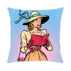Подушка 35x35 см RED BOOK LADY
