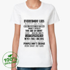 Женская футболка органик