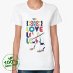 Женская футболка органик