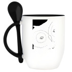 Кружка с ложкой