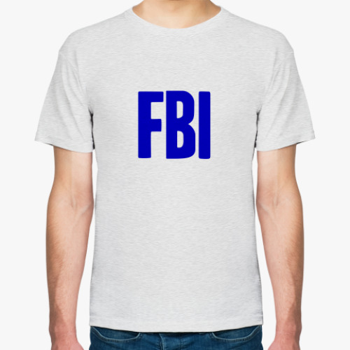 Футболка с принтом  ФБР