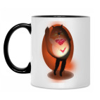 Кружка двухцветная