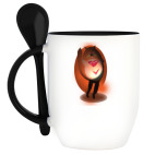 Кружка с ложкой