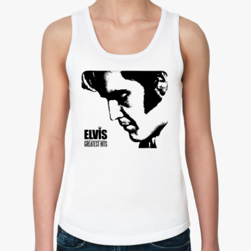 Женская майка с принтом Elvis