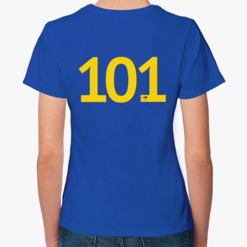 Женская футболка с принтом Убежище 101