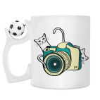 Кружка с футбольным мячиком