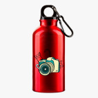 Металлическая бутылка 400 мл UV-DTF