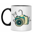 Кружка двухцветная