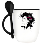 Кружка с ложкой