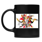 Кружка цветная UV-DTF