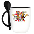 Кружка с ложкой