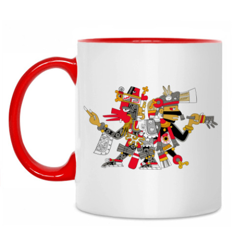 Кружка с принтом «Боги ацтеков»