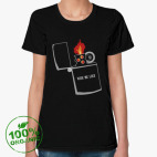 Женская футболка органик