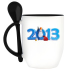 Кружка с ложкой