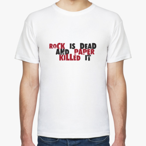 Футболка  Rock is dead