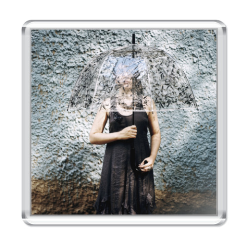 Магнит с принтом Зонт